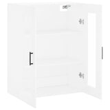 Armoire murale blanc 69,5x34x90 cm