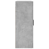 Armoire murale gris béton 69,5x34x90 cm