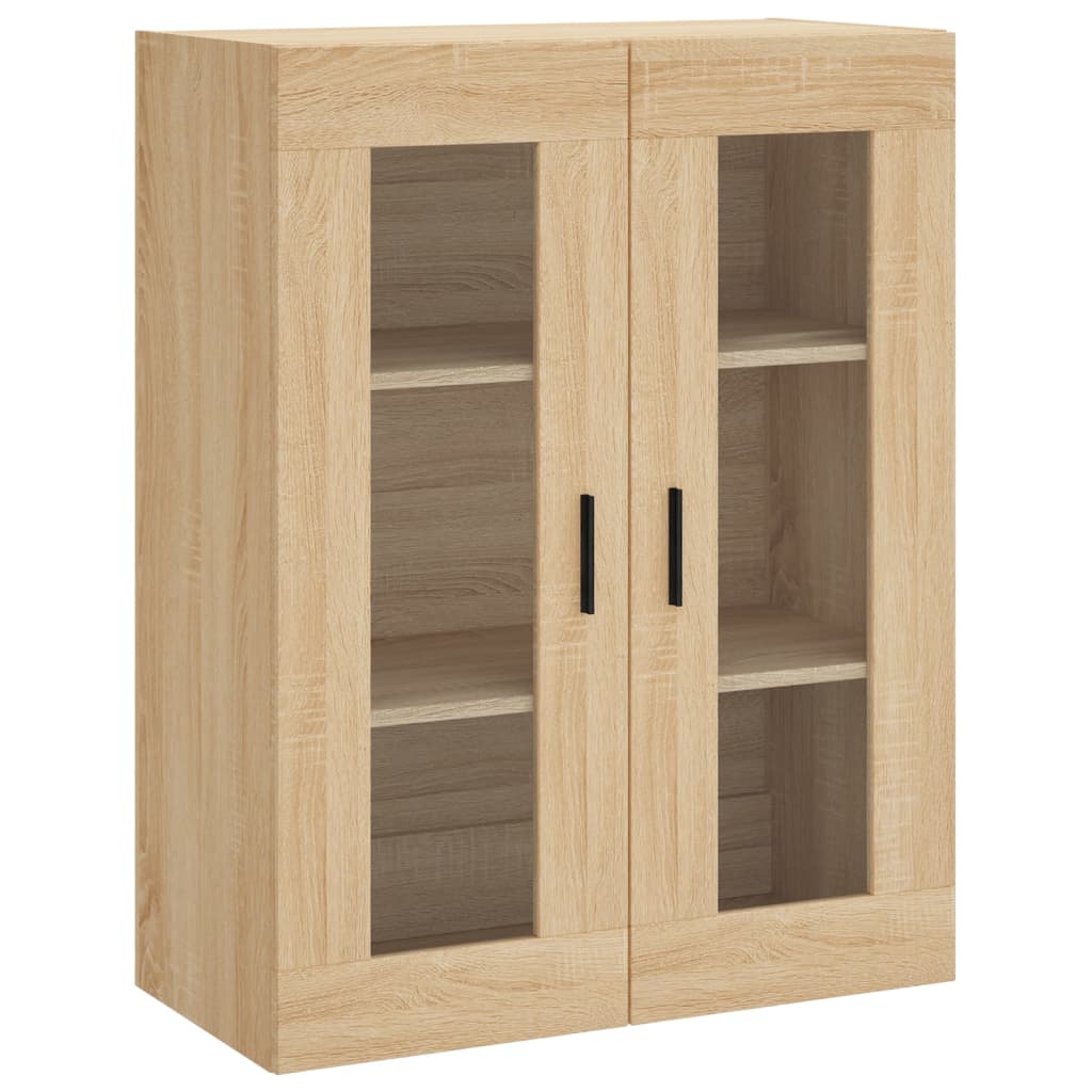 Wandschrank aus Sonoma-Eiche, 69,5 x 34 x 90 cm