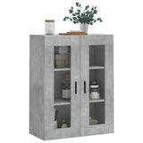 Concrete grey wall cabinet 69.5x34x90 cm