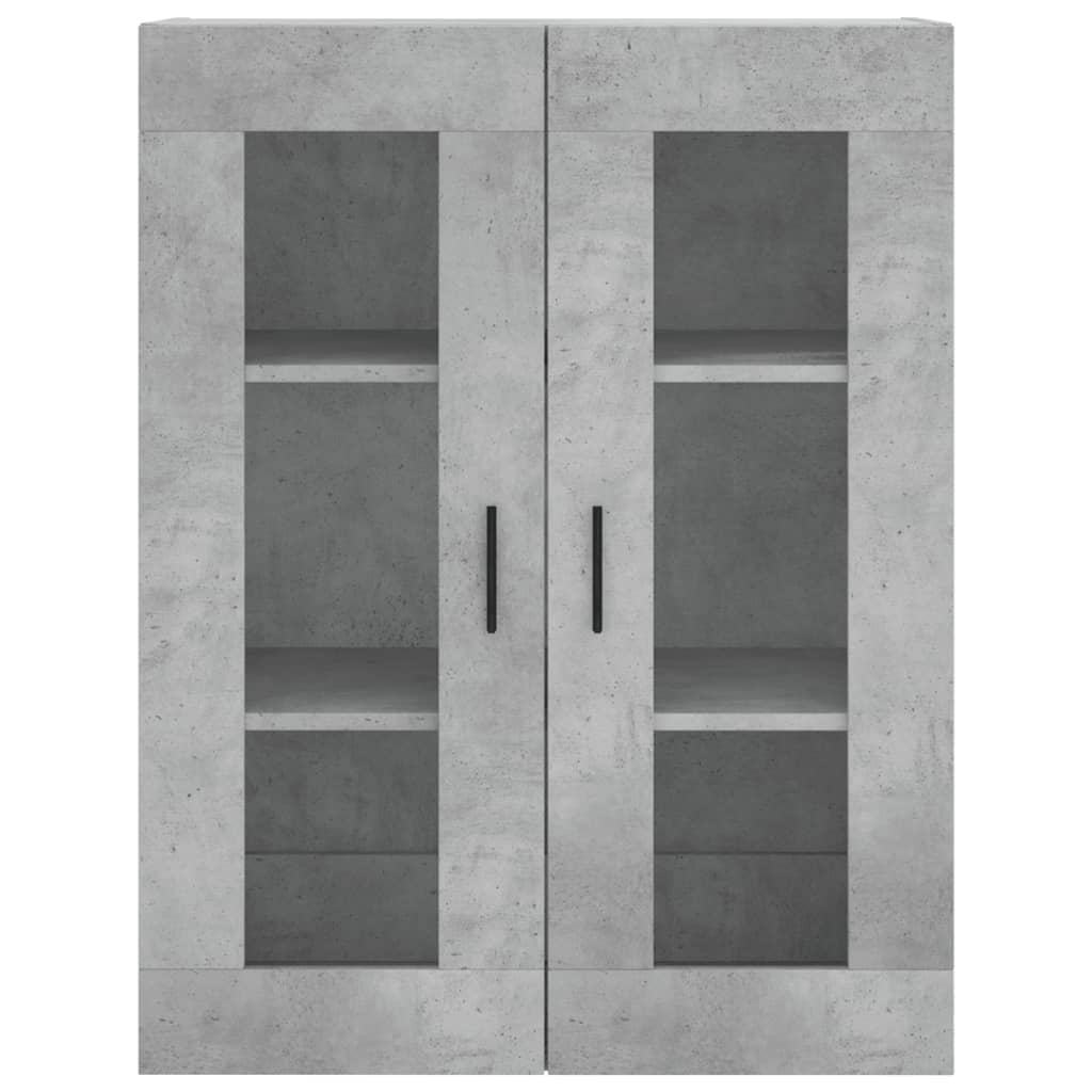 Concrete grey wall cabinet 69.5x34x90 cm