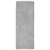 Armoire murale gris béton 69,5x34x90 cm