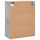 Betongrauer Wandschrank 69,5x34x90 cm