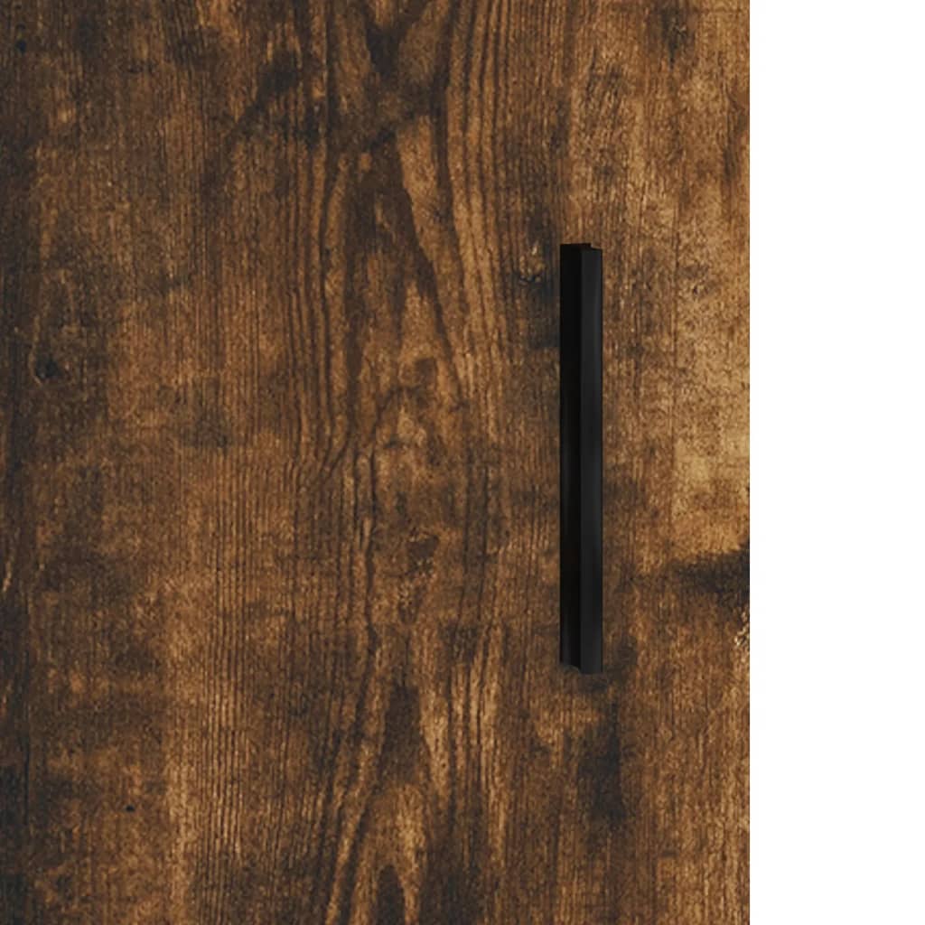 Smoked oak wall cabinet 69.5x34x90 cm