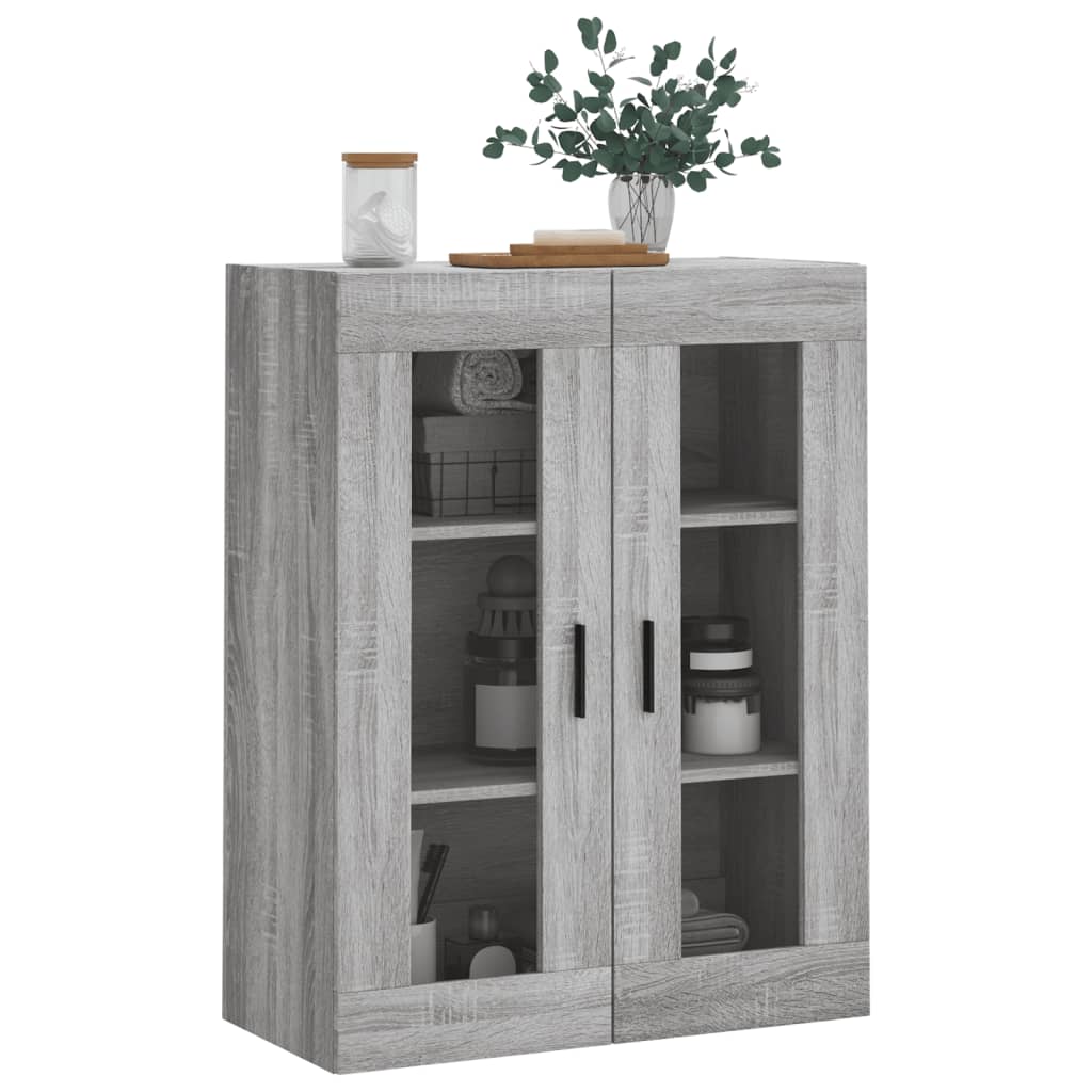 Armoire murale sonoma gris 69,5x34x90 cm