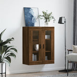 Armoire murale chêne marron 69,5x34x90 cm