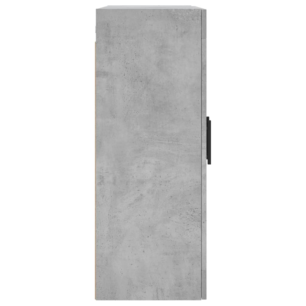 Betongrauer Wandschrank 69,5x34x90 cm