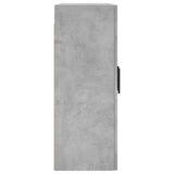 Armoire murale gris béton 69,5x34x90 cm