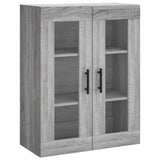 Armoire murale sonoma gris 69,5x34x90 cm