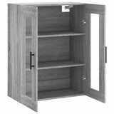 Armoire murale sonoma gris 69,5x34x90 cm