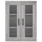 Armoire murale sonoma gris 69,5x34x90 cm