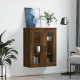 Wandschrank aus brauner Eiche, 69,5 x 34 x 90 cm