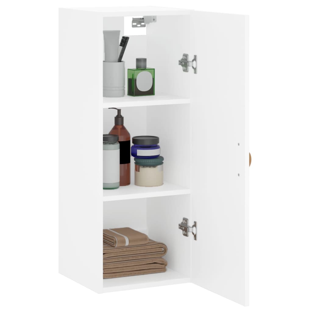 Weißer Wandschrank 34,5x34x90 cm