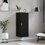 Armoire murale noir 34,5x34x90 cm