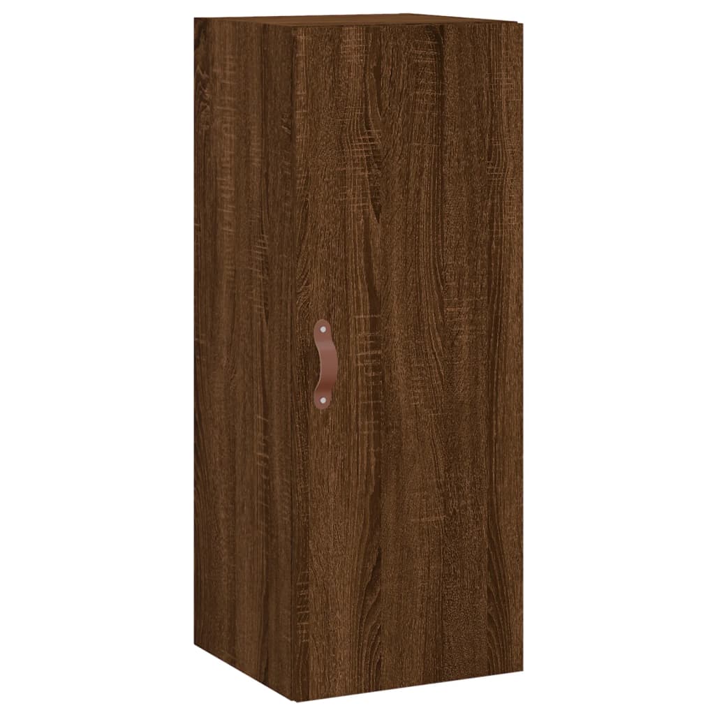 Armoire murale chêne marron 34,5x34x90 cm