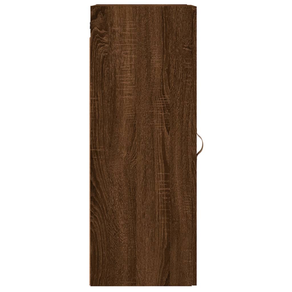 Armoire murale chêne marron 34,5x34x90 cm