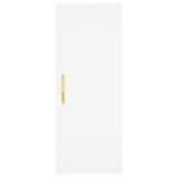 Armoire murale blanc 34,5x34x90 cm