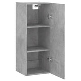 Armoire murale gris béton 34,5x34x90 cm