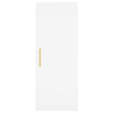 Armoire murale blanc 34,5x34x90 cm