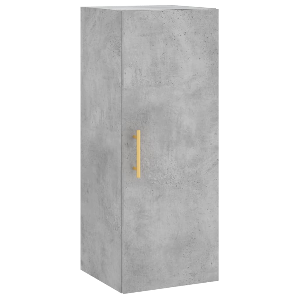 Armoire murale gris béton 34,5x34x90 cm