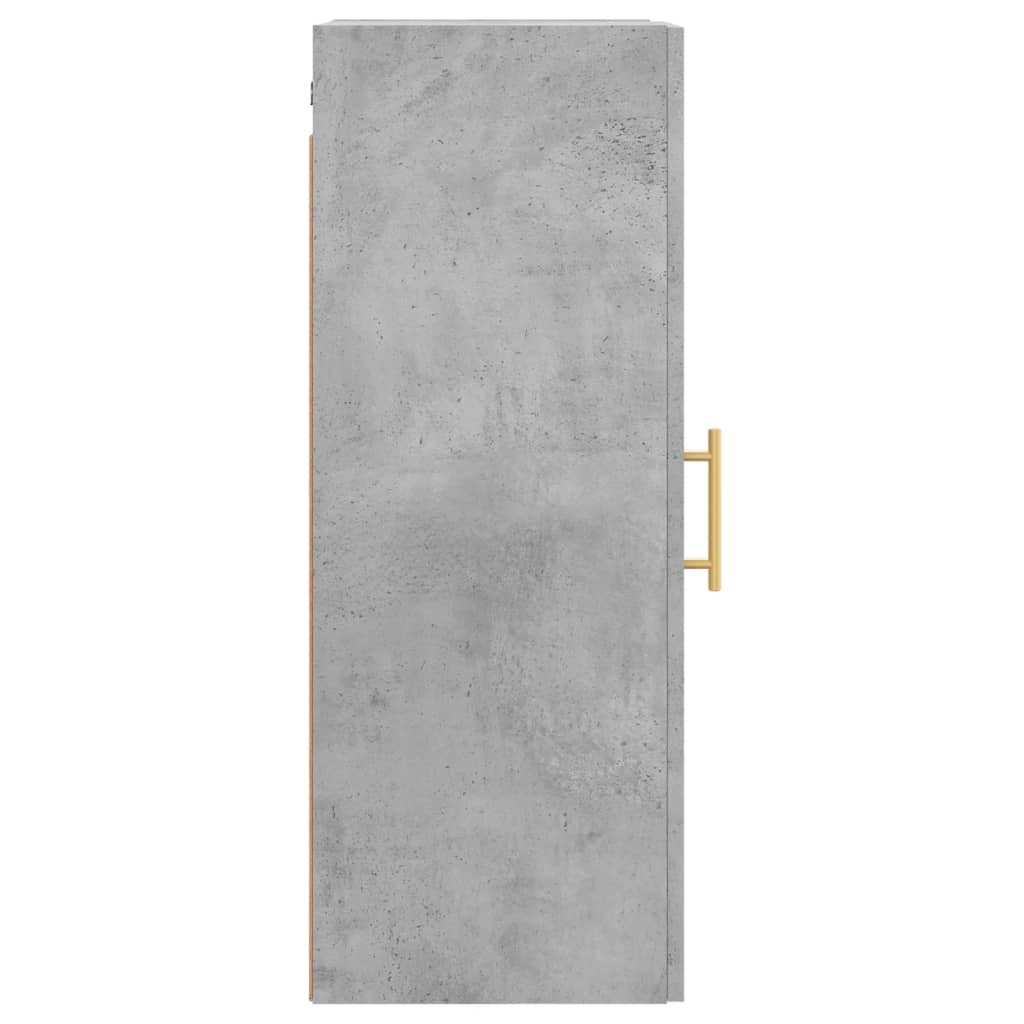 Armoire murale gris béton 34,5x34x90 cm