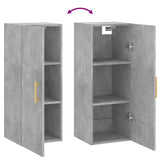 Armoire murale gris béton 34,5x34x90 cm