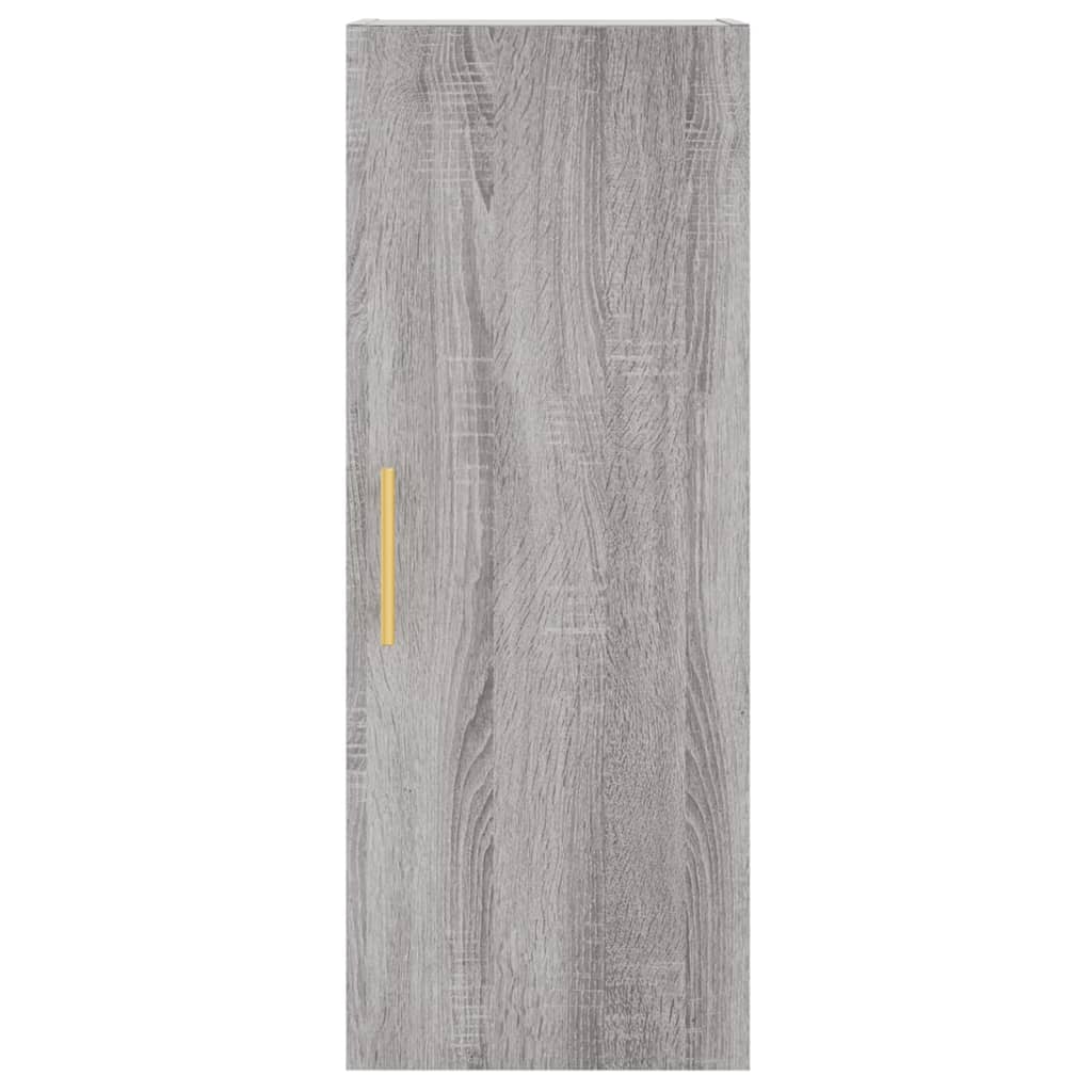 Armoire murale sonoma gris 34,5x34x90 cm