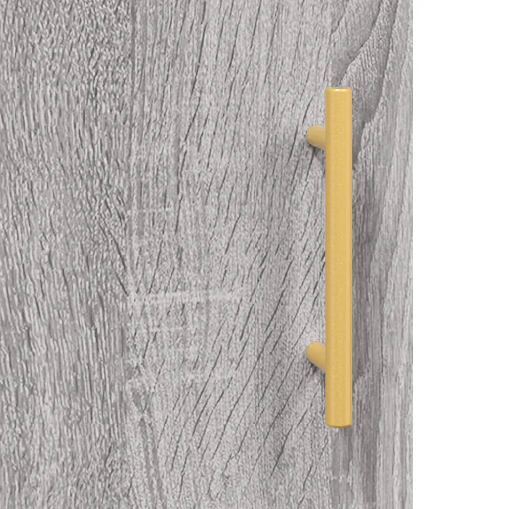 Armoire murale sonoma gris 34,5x34x90 cm