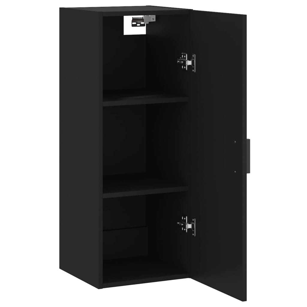 Armoire murale noir 34,5x34x90 cm