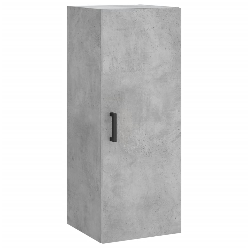 Betongrauer Wandschrank 34,5x34x90 cm