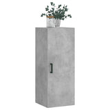 Betongrauer Wandschrank 34,5x34x90 cm