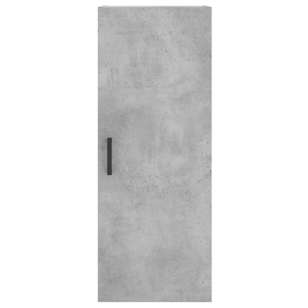 Betongrauer Wandschrank 34,5x34x90 cm