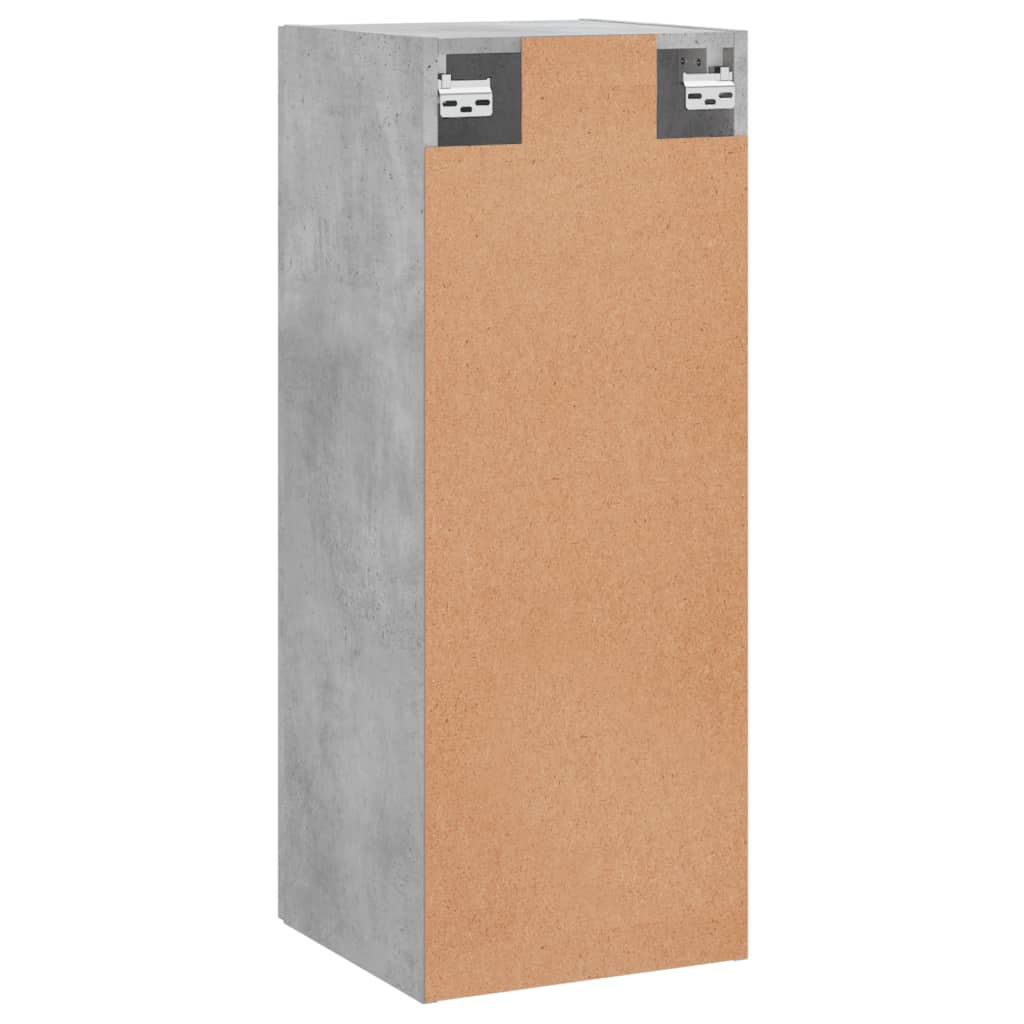 Betongrauer Wandschrank 34,5x34x90 cm