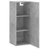 Armoire murale gris béton 34,5x34x90 cm