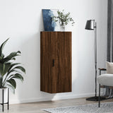 Armoire murale chêne marron 34,5x34x90 cm