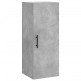 Armoire murale gris béton 34,5x34x90 cm