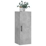 Armoire murale gris béton 34,5x34x90 cm