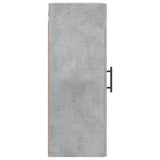 Armoire murale gris béton 34,5x34x90 cm