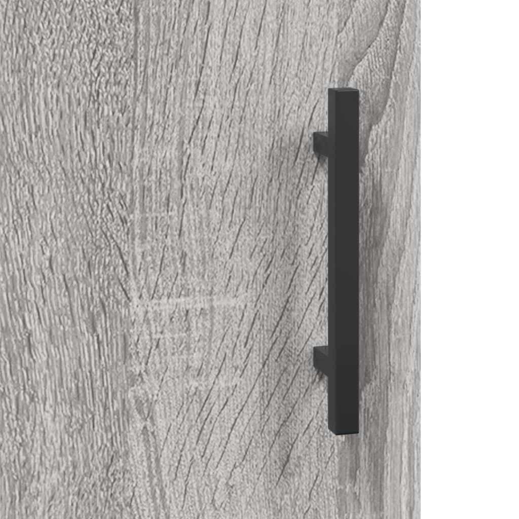 Armoire murale sonoma gris 34,5x34x90 cm