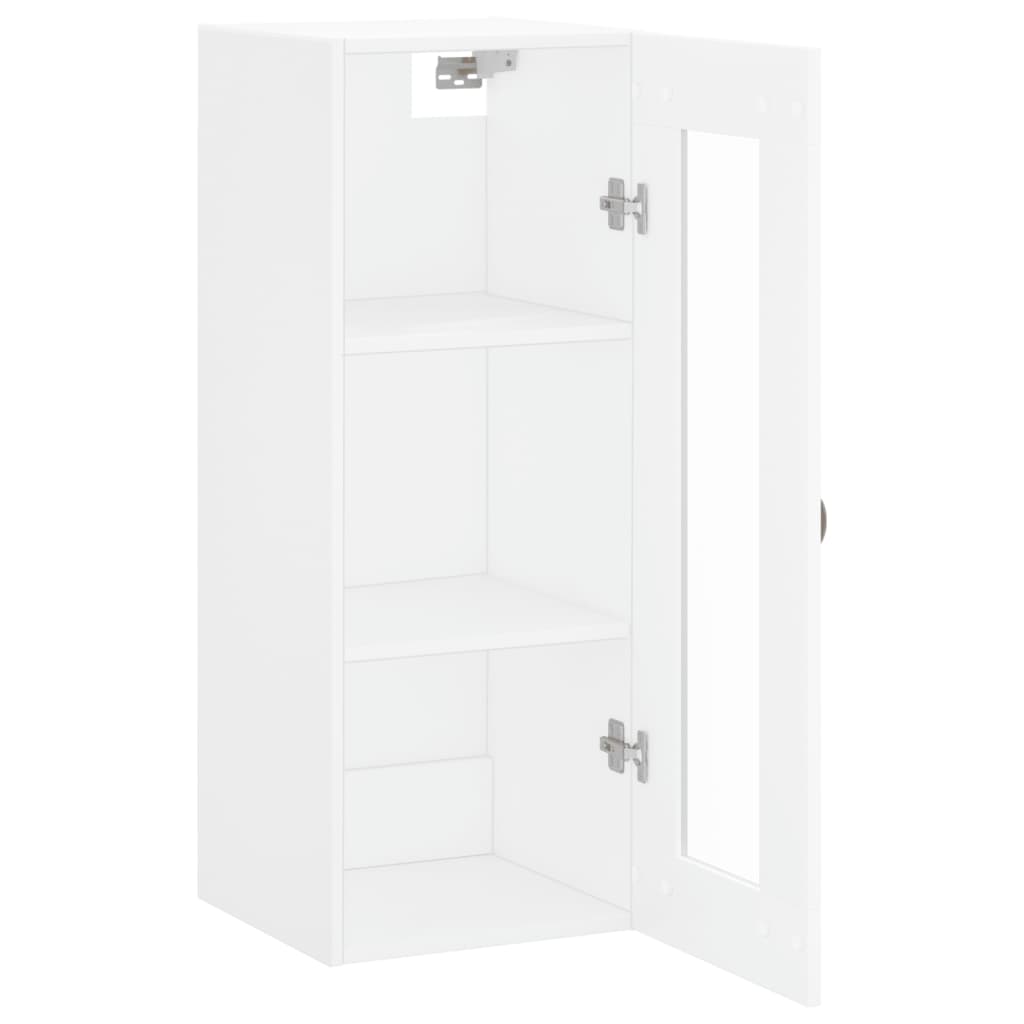 White wall cabinet 34.5x34x90 cm