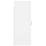 Armoire murale blanc 34,5x34x90 cm