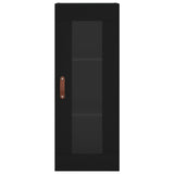 Armoire murale noir 34,5x34x90 cm