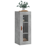 Concrete gray wall cabinet 34.5x34x90 cm