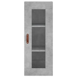 Armoire murale gris béton 34,5x34x90 cm