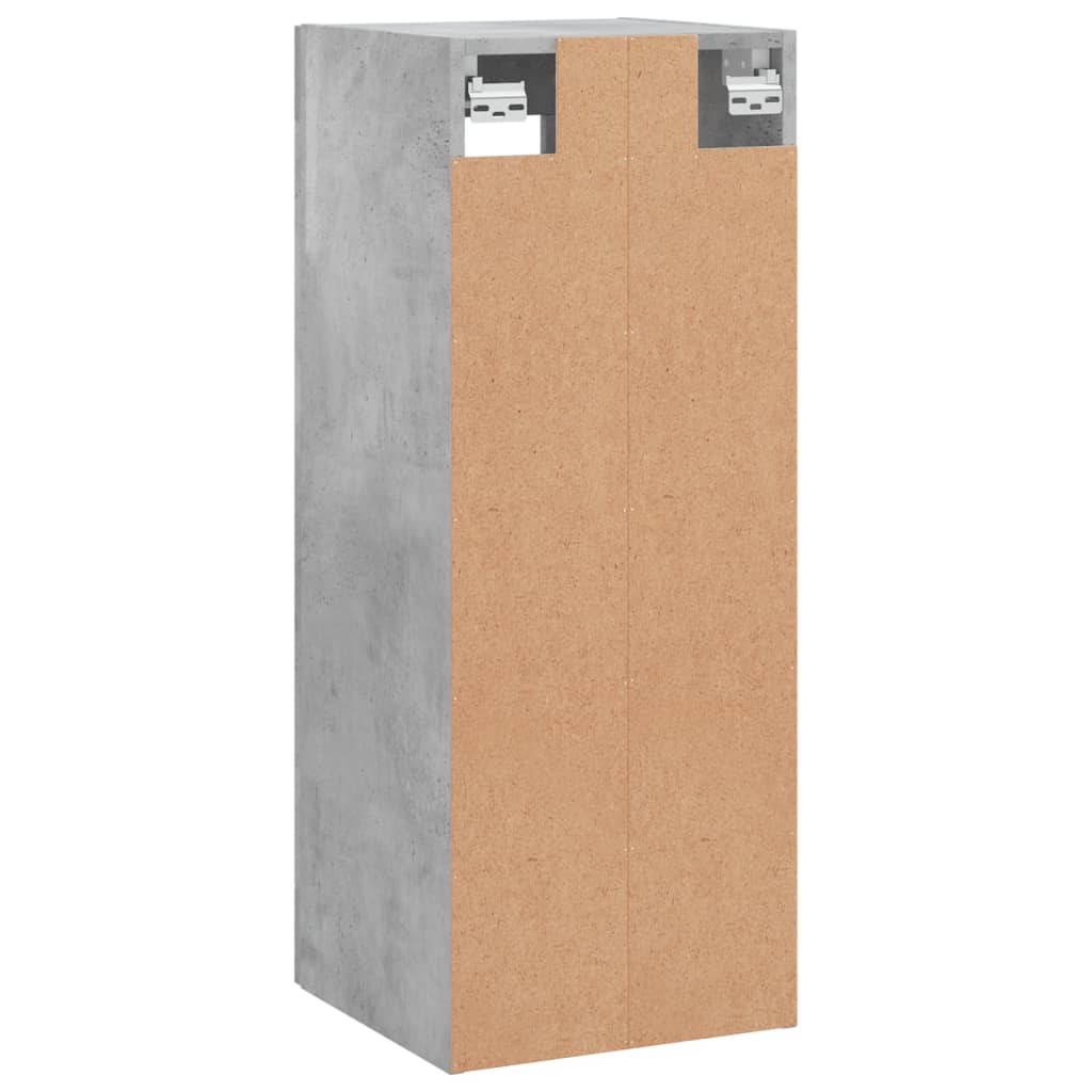 Betongrauer Wandschrank 34,5x34x90 cm