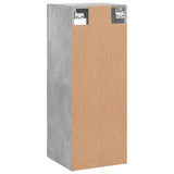 Concrete gray wall cabinet 34.5x34x90 cm