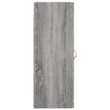 Armoire murale sonoma gris 34,5x34x90 cm