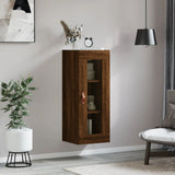 Armoire murale chêne marron 34,5x34x90 cm