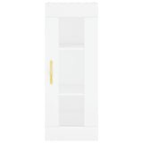 Armoire murale blanc 34,5x34x90 cm