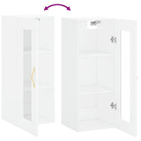 Armoire murale blanc 34,5x34x90 cm